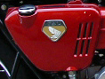 side cover and emblem red Honda 750 1969-1970